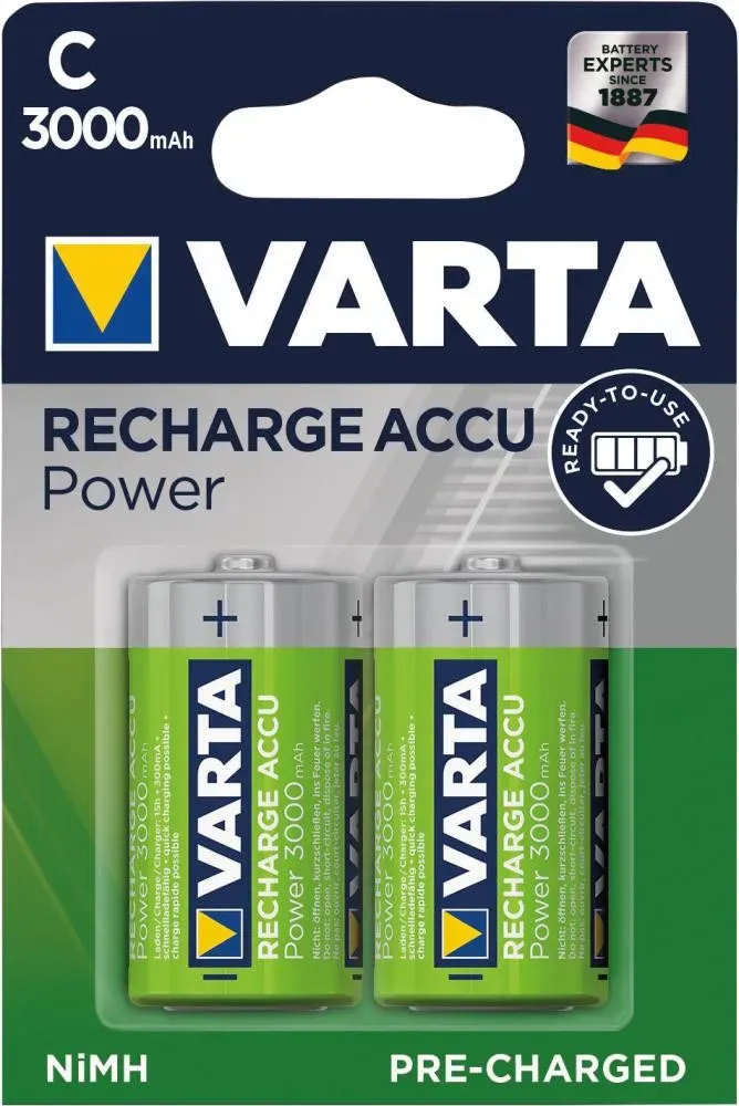 Batterie VARTA RECHARGEABLE Akku C 3000mAh