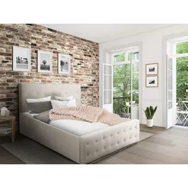 Home Affaire »Vaine« in 5 Breiten, auch in Länge 220 cm, incl. Roll-Lattenrost beige