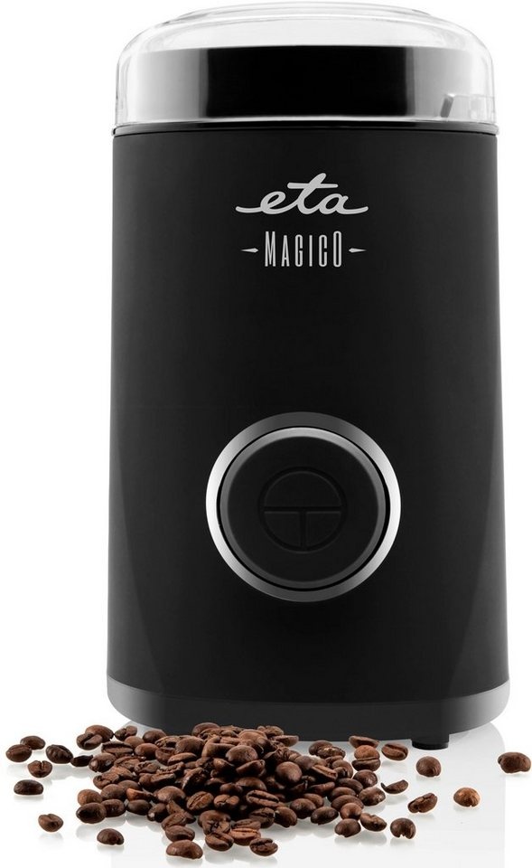 eta Kaffeemühle MAGICO ETA006590000, 150 W, Schlagmesser, 50 g Bohnenbehälter schwarz|silberfarben