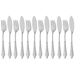 WMF Fischbesteck-Set Fächer, 12-teilig