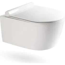 VILSTEIN Hänge WC mit WC-Sitz Weiß
