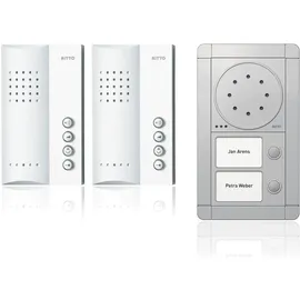 Ritto Portier Audio Set 1891420 2WE silber/weiß