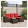 vidaXL Gartensofa-Set 5-tlg. braun
