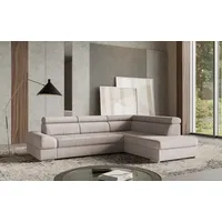 sit&more Ecksofa »Broadway L-Form«, mit verstellbaren Kopfteilen, wahlweise mit Bettfunktion