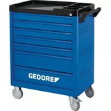 Gedore Werkzeugwagen WSL-L-TS-308 workster, 400 kg 7 Schubladen, B785xT510xH1045mm, Stahlblech