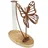 Badeko Dekofigur Schmetterling mit Reagenzglas 25 cm rostbraun