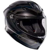 AGV K6 S Enhance Integralhelm - Matt Grey Yellow Fluo L