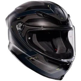 AGV K6 S Enhance Integralhelm - Matt Grey Yellow Fluo L