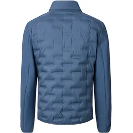 CasaModa Materialmixjacke blau 5XL