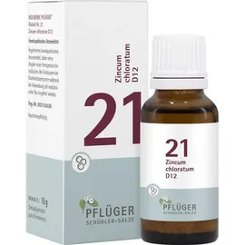 Homöopathisches Laboratorium Alexander Pflüger GmbH & Co. KG Biochemie Pflüger 21 Zincum chloratum D12