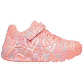 SKECHERS UNO LITE - LOVE LEVITATE Kinder Orange/Rosa 28