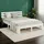 Homestyle4u Holzbett 180 x 200 cm mit Lattenrost Weiss Kiefer Massivholz - Weiß