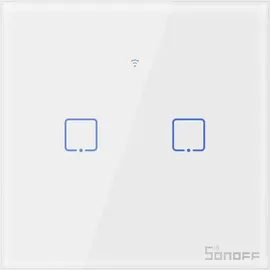 Sonoff Sonoff, Zeitschaltuhr + Smart Plug, T0EU2C-TX 2-Kanal-Wandschalter 230VAC 600W