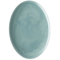 Thomas Porzellan Servierplatte Loft by Rosenthal Colour - Ice Blue Platte 34 cm, Porzellan blau