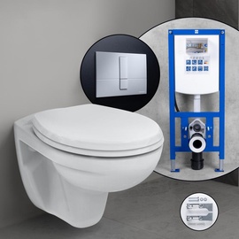 Ideal Standard Eurovit Komplett-SET Wand-WC mit neeos Vorwandelement,,