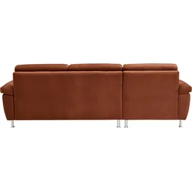CALIZZA INTERIORS »Onyx L-Form«, Recamiere links oder rechts, wahlweise mit Bettfunktion, Breite 270 cm