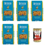 De Cecco Fusilli N.34, 100% Italienisch Pasta Nudeln 5x 500g+Polpa 400g
