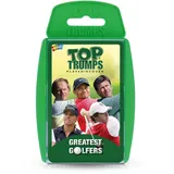 Top Trumps Golfers Classics Kartenspiel, Spielen Sie mit 30 der größten Golfer einschließlich Seve Ballesteros, Betsy King, Tiger Wood, Ben Hogan, entdecken Sie neue PGA- und LPGA-Fakten, 2+ Spiel für