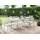 Primaster Rhodos Gartentisch 167/217 x 90 x 77 cm hellgrau