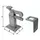 GAH Alberts Gartentor 95 x 65 mm Grau/Metall