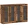 vidaXL Wandmontierte Schränke 2 Altholz 69,5 x 34 x 90 cm