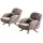 JVmoebel Loungesessel Polyester 86 x 82 x 85 cm Beige