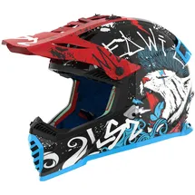 LS2 MX437 Fast Evo II Mini Starmaw Schwarz S