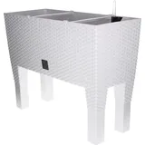 Rattan Blumentopf Prosperplast Rato Fall DRTC600H S449 weiß - Weiß
