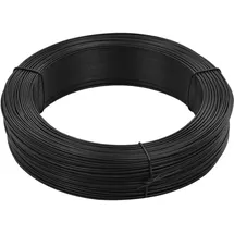 Zaun-Bindedraht 250 m Spanndraht Blumendraht Maschendraht Stahl Wildzaun Draht