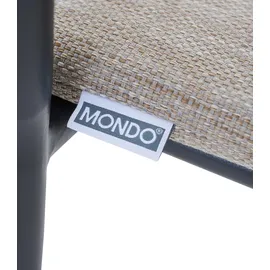 MONDO LATEA Gartenstuhl 62 x 56,5 x 84 cm braun/grau 1 St.