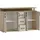 HBZ Drivno Sideboard 139 x 90 x 34 cm Beige / Artisan Eiche