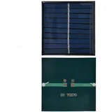 Mini Solarpanel 0,7W 5V, 70x70mm, Tragbar, Polysilizium, für Notbeleuchtung und Geräte mit Geringem Stromverbrauch
