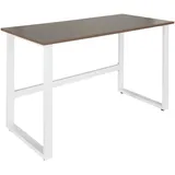 HJH Office Schreibtisch Workspace Light I Walnuss / Weiß