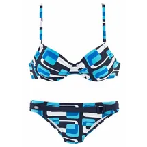 KangaROOS Bügel-Bikini Damen Blau 42 Cup E