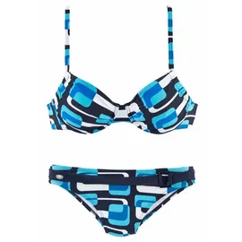 KangaROOS Bügel-Bikini Damen Blau 42 Cup E