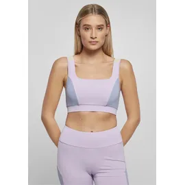 URBAN CLASSICS Color Block Sport-bh Lilac / Viola Blue / Soft Sea Graass M