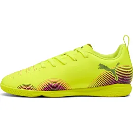 Puma Future 8 Play It Jr IN Kinder black/white/sun struck 38,5
