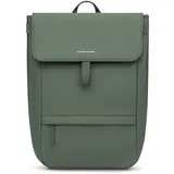 Kapten & Son Rucksack Fyn Dusty Green 13 L | Rucksack Damen & Herren Grün | Tagesrucksack mit 15" Laptopfach | Backpack ideal für Uni, City, Arbeit, Reisen - 13L