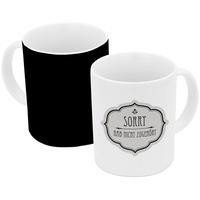 Geda Labels Tasse Sorry hab nicht zugehört Farbwechsel 330ml