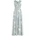 Vera Mont Abendkleid Blumenprint Silber 34