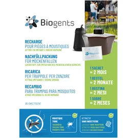 Biogents BG-Sweetscent Lockstoff Nachfüllpackung für Mückenfallen 1 x 2 Monate