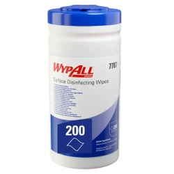 WYPALL® Desinfektionstücher, begrenzt viruzid, Flächendesinfektionstücher im Spendereimer, 1 Spendereimer = 200 Tücher