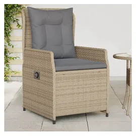 vidaXL Gartensessel 57,8 x 69,1 x 34,6 cm beige 2 St.