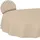 ANRO Tischdecke Uni Oval 180 x 140 cm Beige
