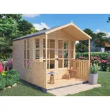 Gartenhaus Gerätehaus Geräteschuppen Hanley 19mm naturbelassen Satteldach