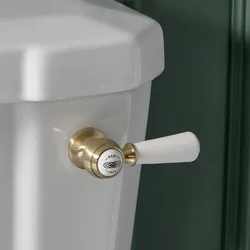Traditioneller Keramik Spülhebel in Gold  – Keramik design - Elizabeth von Hudson Reed
