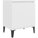 vidaXL Nachtschrank 40 x 30 x 50 cm Weiß