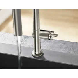 Hansgrohe Talis M54 210 2jet edelstahl finish 72800800