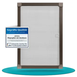 APANA Insektenschutz Fenster 40 x 60 cm braun