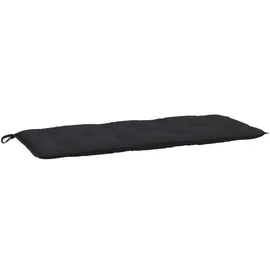 vidaXL Bankauflage 120 x 50 x 7 cm schwarz 2 St.